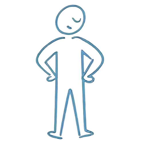 Icon Stehender Mensch